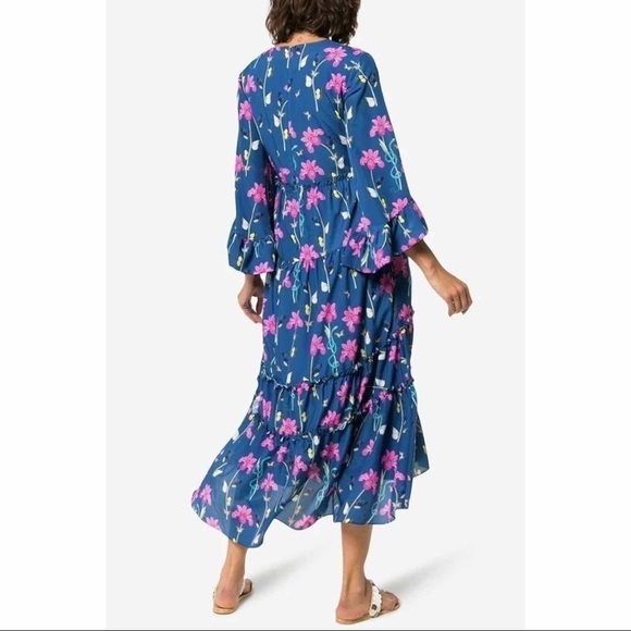 Borgo de Nor Iris floral print midi dress - Picture 6 of 15